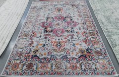 FUCHSIA / IVORY 5′-3″ x 7′-6″ Back Stain Rug, Reduced Price 1172802046 MAD603R-5