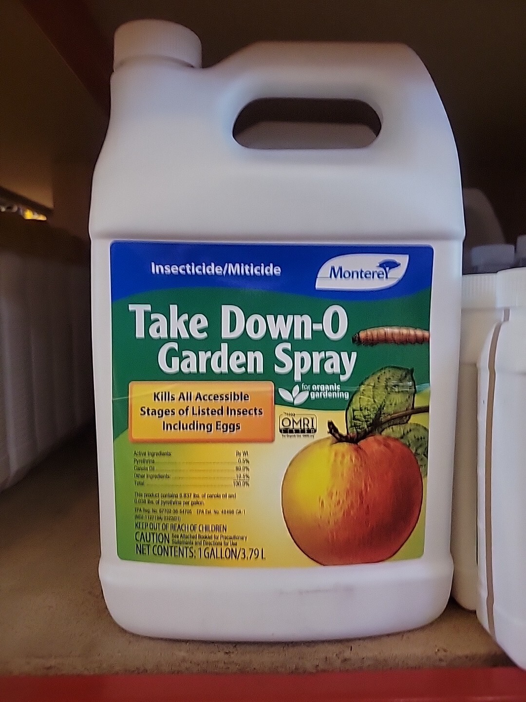 Monterey Take Down-O Garden Spray 1 Gallon OMRI Liquid Concentrate for Gardening gallery