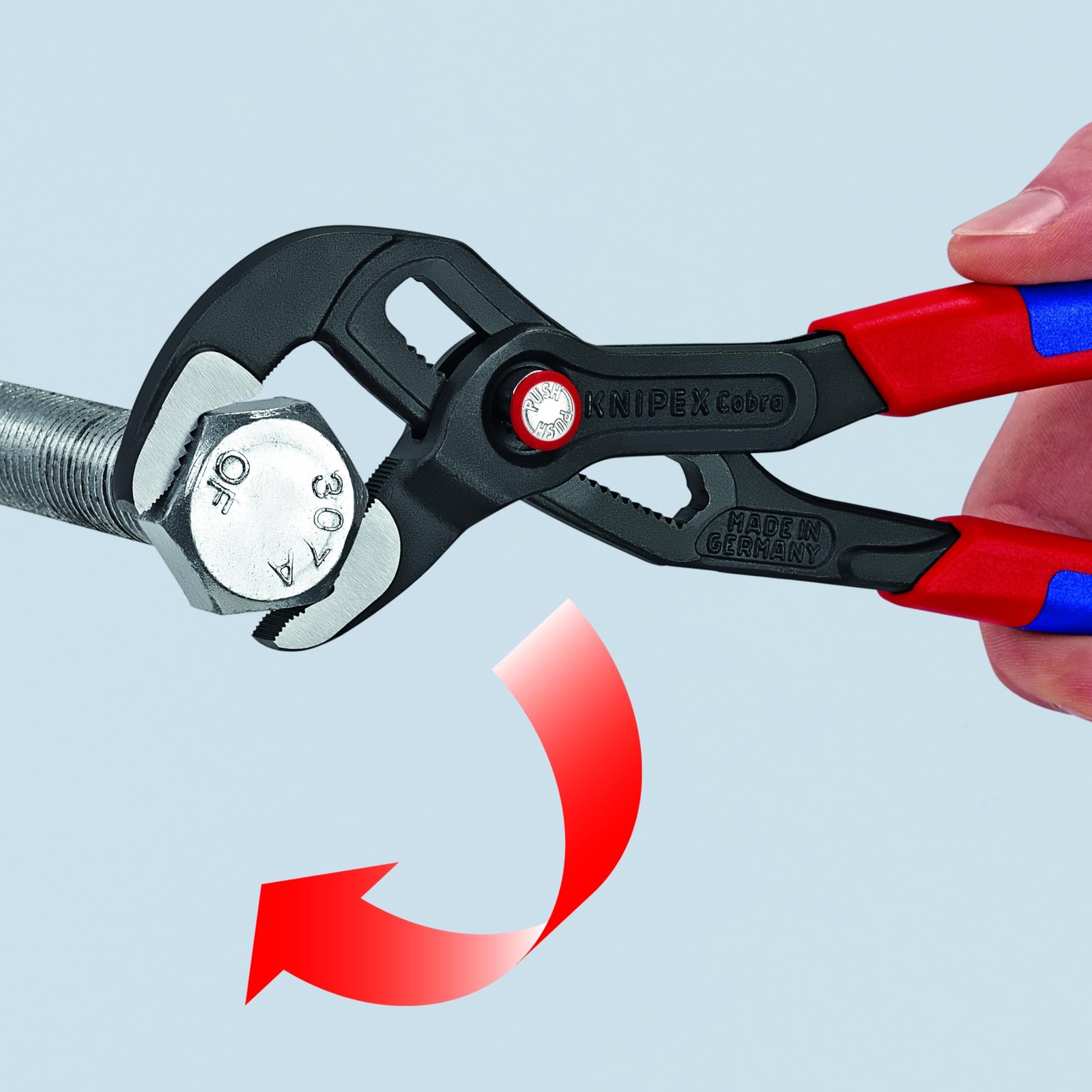 KNIPEX 8722250 SBA Tools - Cobra Quick Set Pump Pliers, Multi-Component gallery