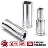 Powerbuilt 3/8 Inch Drive x 13/16 Inch 6 Point Deep Socket - 641207 gallery