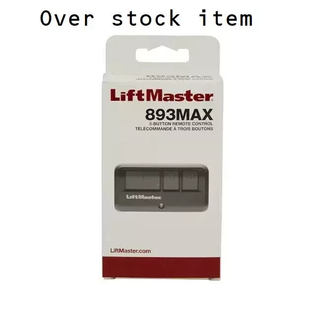 LiftMaster 893MAX 3 Button Visor Remote Control Garage Door Opener gallery