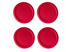 Replacement Lid for Pyrex 1-CUP Storage Cover 4″ Bowl 7202-PC Red (4-Pack)