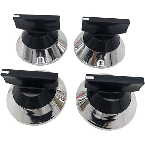 ER330190 Exact Compatible Replacement Part for Whirlpool Knob, Black New 4 Pack gallery