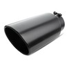 5 inch Inlet Exhaust Tip, 7" Outlet 15" Overall Length Stainless Steel Exhaust gallery