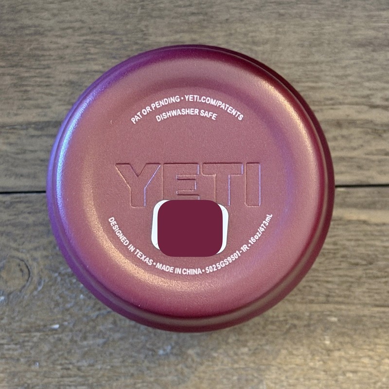 YETI Wild Vine Red 16 oz Stackable Cup Retired Color No Label New Fast Shipping gallery