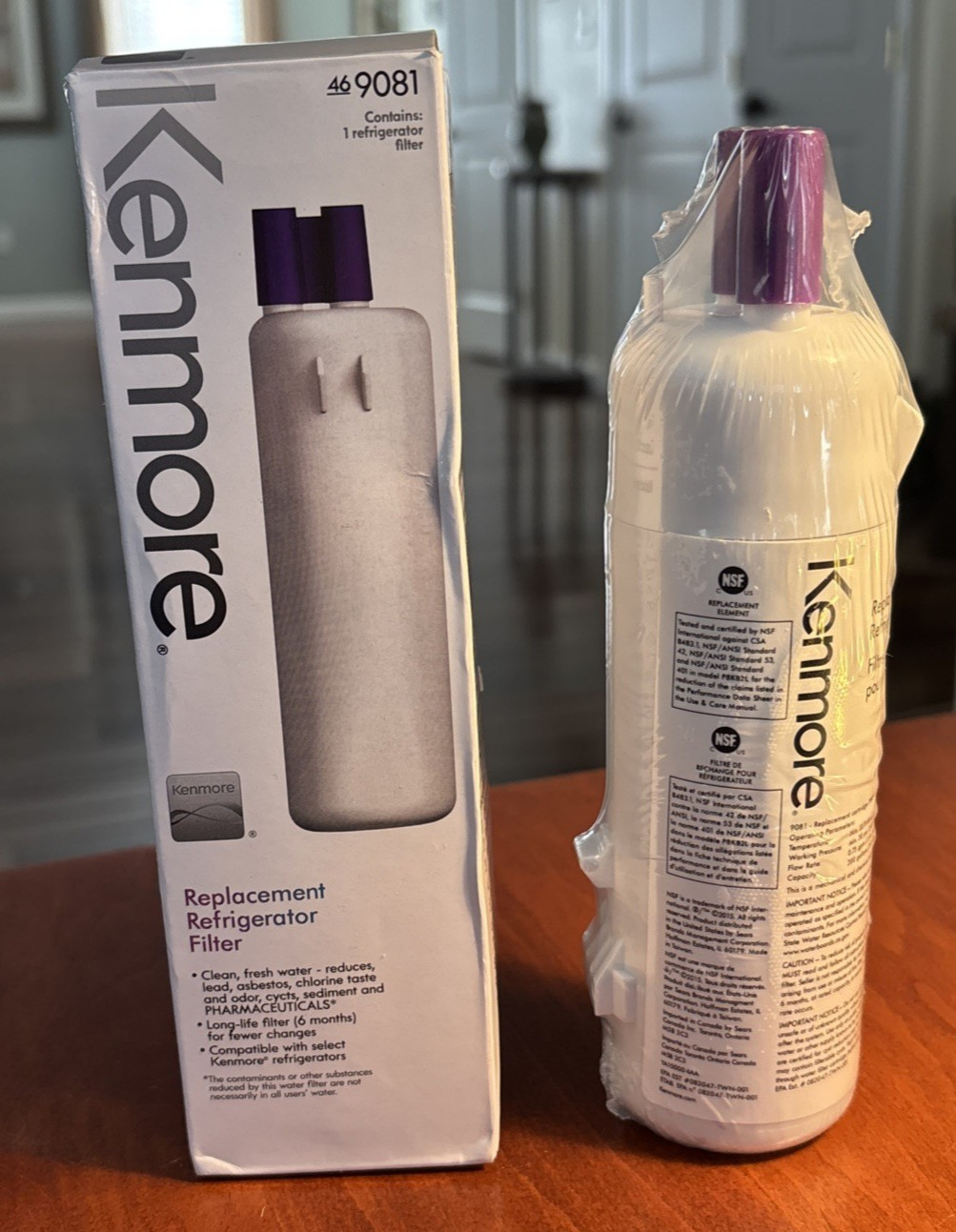 1 Pack Kenmore 9081 Refrigerator Water Filter Replacement 46-9081 New. gallery