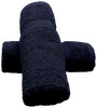 2 Piece Bath Towel Set | 100% Cotton | 24 x 50 | Solid Navy Blue gallery