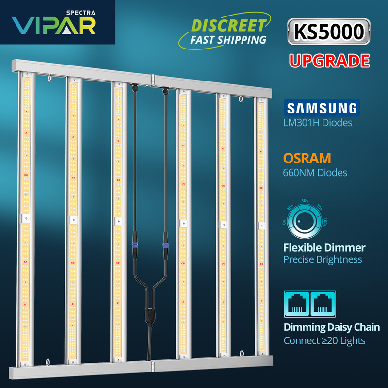 VIPARSPECTRA KS5000 LED Grow Light Full Spectrum Commercial Plants Veg Flower gallery