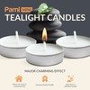 Tealight Candles 100 Pack Little Small 1in Round Unscented 2.5h Burn Time for... gallery