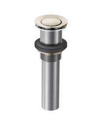 Moen 140780NL Spring Loaded Pop-Up Drain Assembly w/o Overflow – Polished Nickel