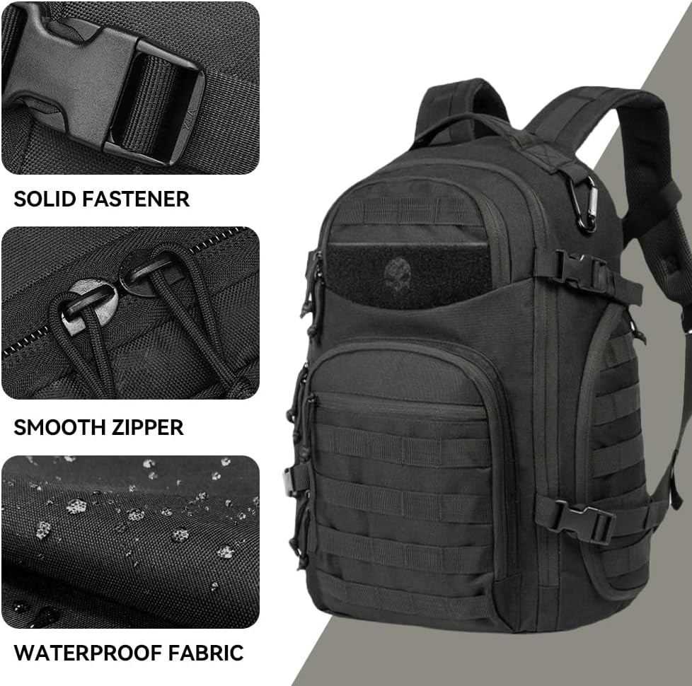 40L Hiking Backpack,Waterproof Backpack with MOLLE System,Outdoor Camping and Tr 3