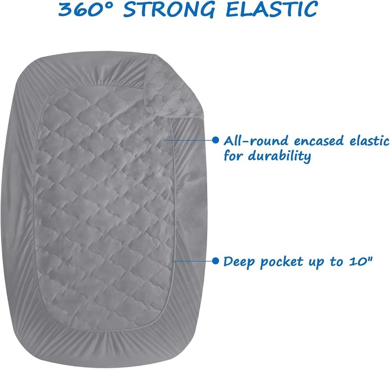 Cot Mattress Pad Protector Waterproof Cover for Narrow Twin/Rvs Bunk 30"x75" gallery