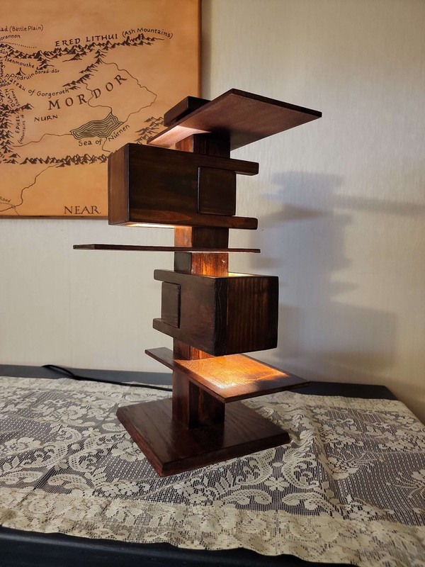 Frank Lloyd Wright Designed Table Lamp Taliesin gallery