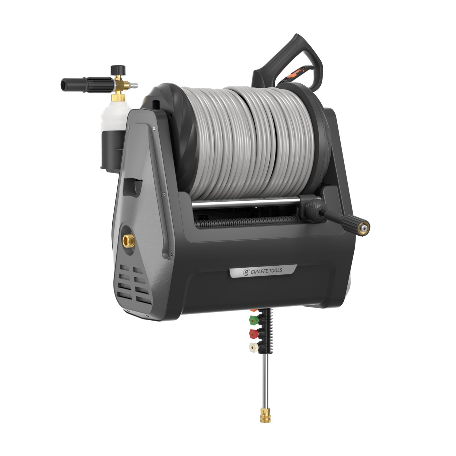 Giraffe Tools Grandfalls Pressure Washer Plus+, Ultra-Soft Hose, Max 2900 PSI gallery