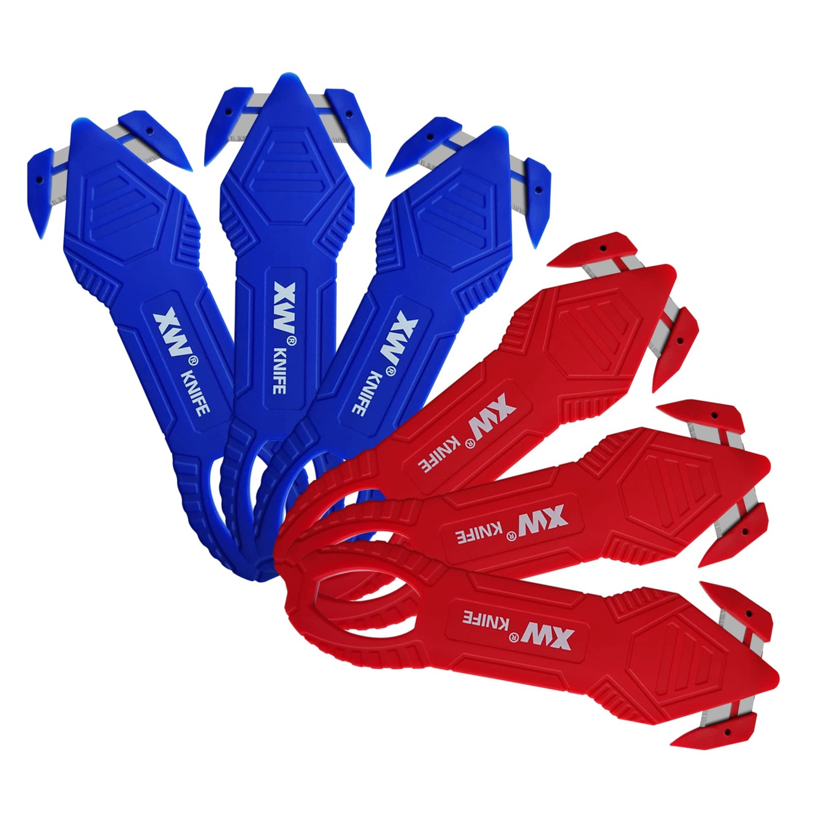 XW Safety Box Cutter, Carton and Package Opener of Assorted Colors, Red, Blue gallery