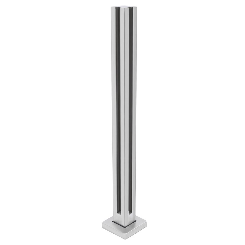 Glass Railing Post 91cm Corner Post Stainless Steel Balustrade for Balcony Stair gallery