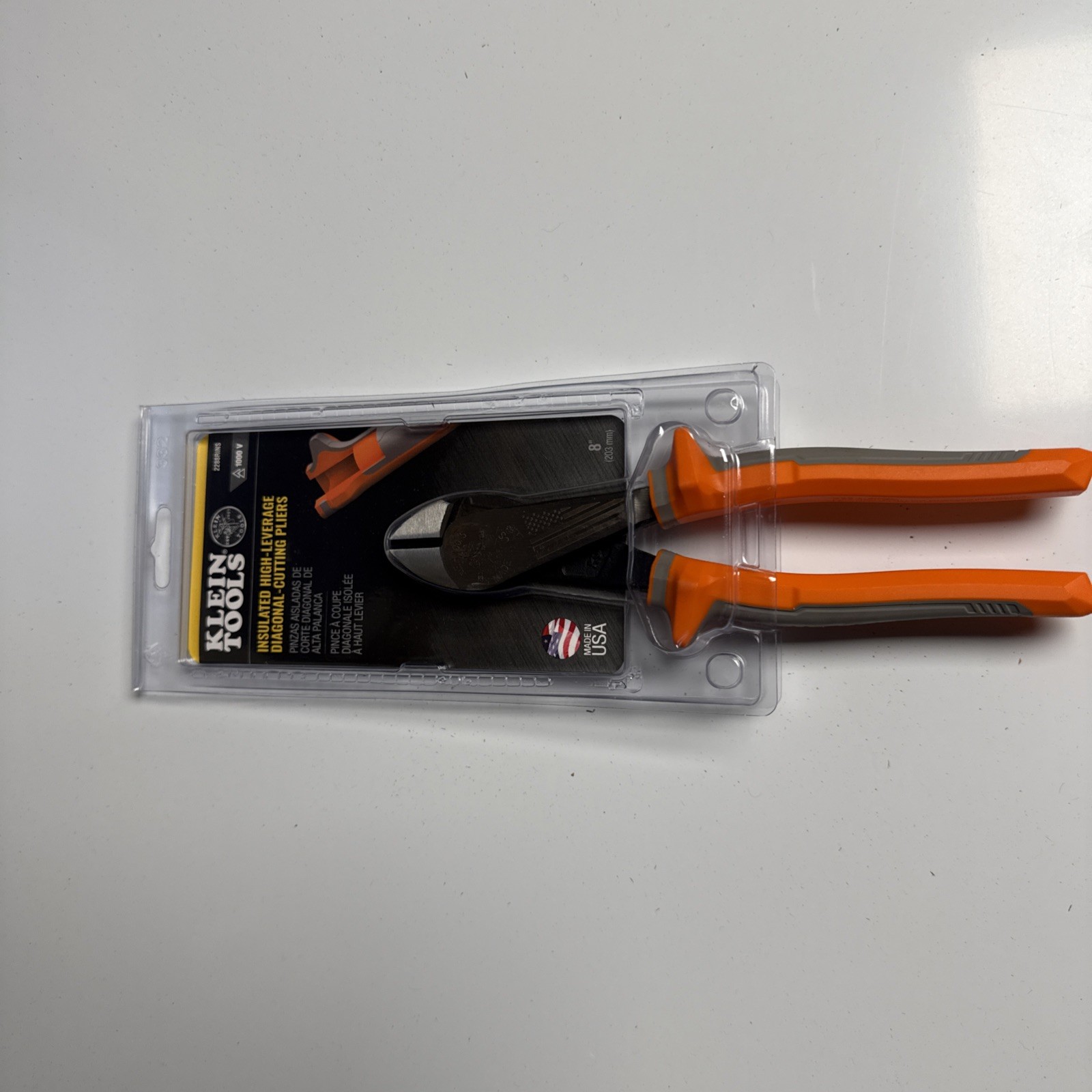 Klein Tools 2288RINS Diagonal Cutting Pliers, Insulated, High Leverage gallery