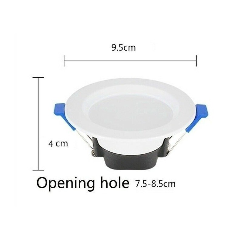 10/20PCS Dimmable LED Downlight 7W Recessed Ceiling Light Panel Light 85V-265V gallery