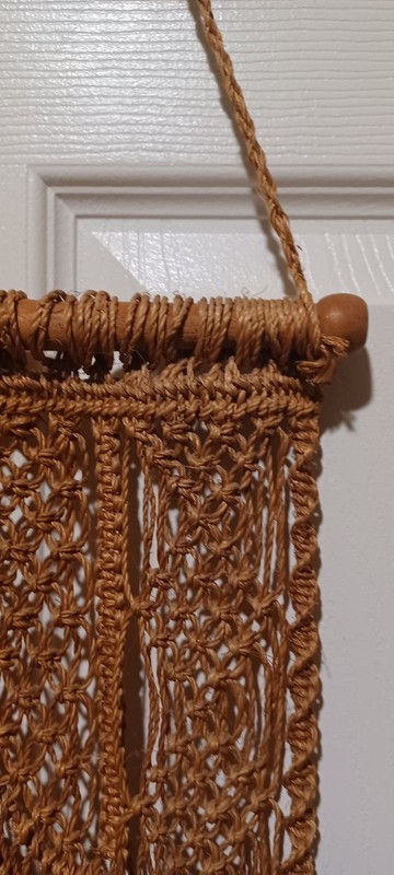 Large Brown/Tan Macrame Wall Hanging. Top To Bottom 57 Inches & 14 Inches gallery