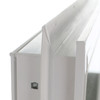 Double Pane Horizontal Window 48" x 16" DP30 TEMPERED GLASS White Vinyl Window gallery