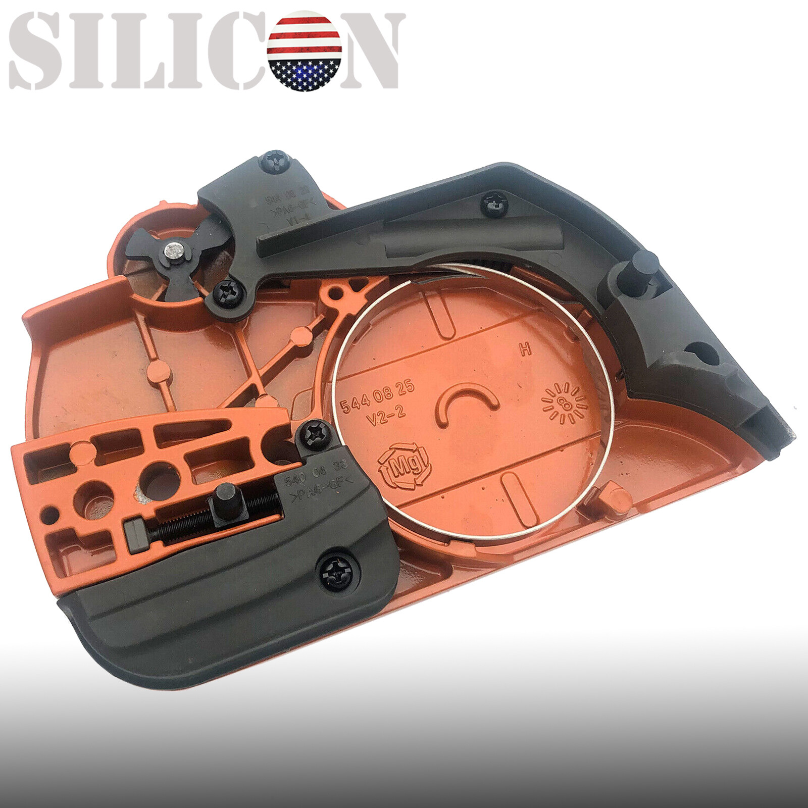 Chain Brake Clutch Side Cover For Husqvarna 445 450 Chainsaw Part 544097902 New gallery