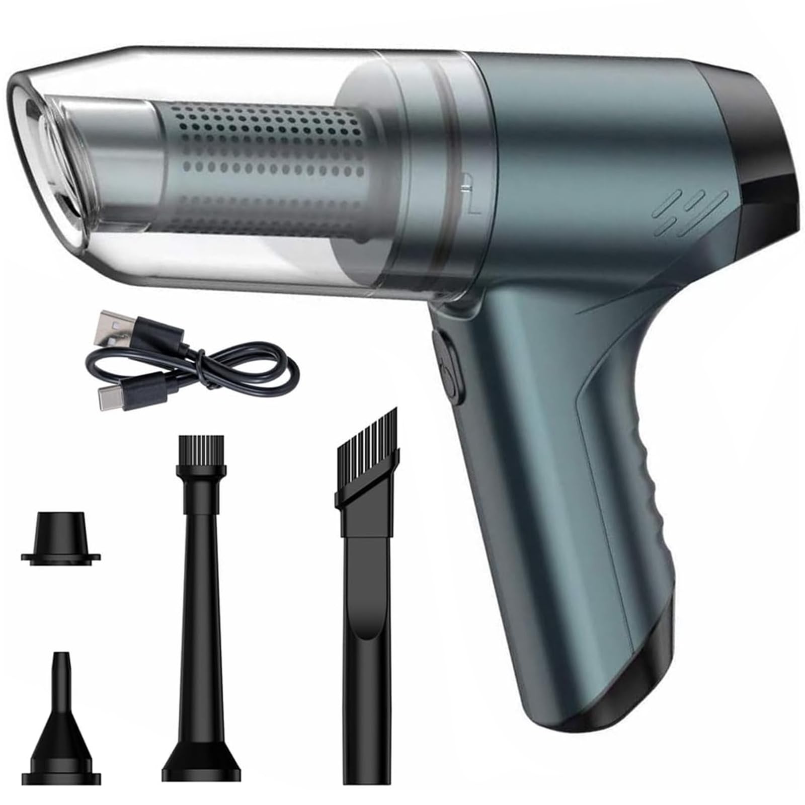 Cordless Handheld Vacuum Cleaner - 11000PA Suction, Portable Car Air Duster gallery