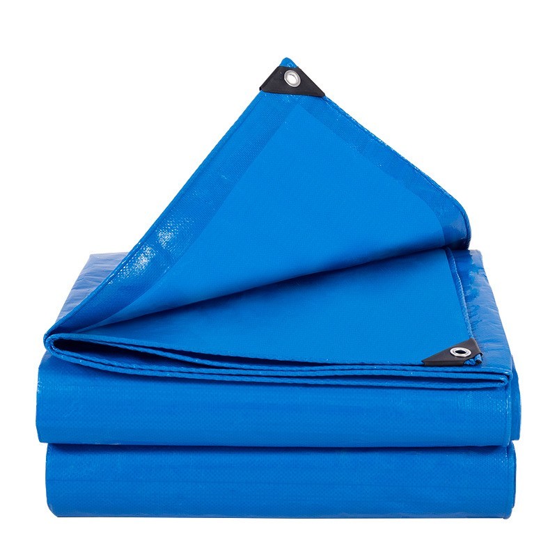 Heavy Duty Blue Poly Tarp Waterproof Outdoor Cover Multiple Sizes 100 GSM gallery