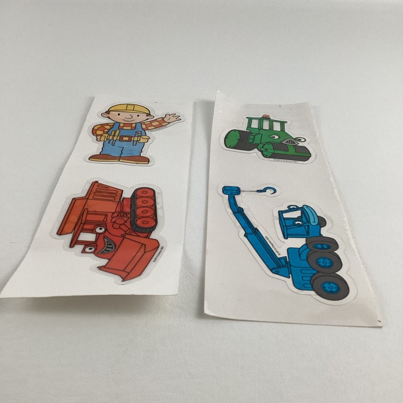 Bob The Builder Character Window Clings Muck Lofty Roley Vintage 2001 Hit gallery