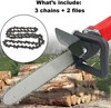 20-Inch Chainsaw Chain-3/8" Pitch .050" Gauge 72 Drive Links (3 Pack) gallery