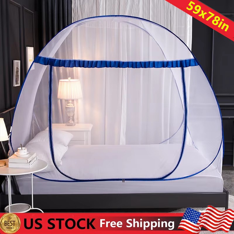 Pop Up Yurt Mosquito Net Summer Encrypted Bedroom Installation-free Mosquito Net gallery