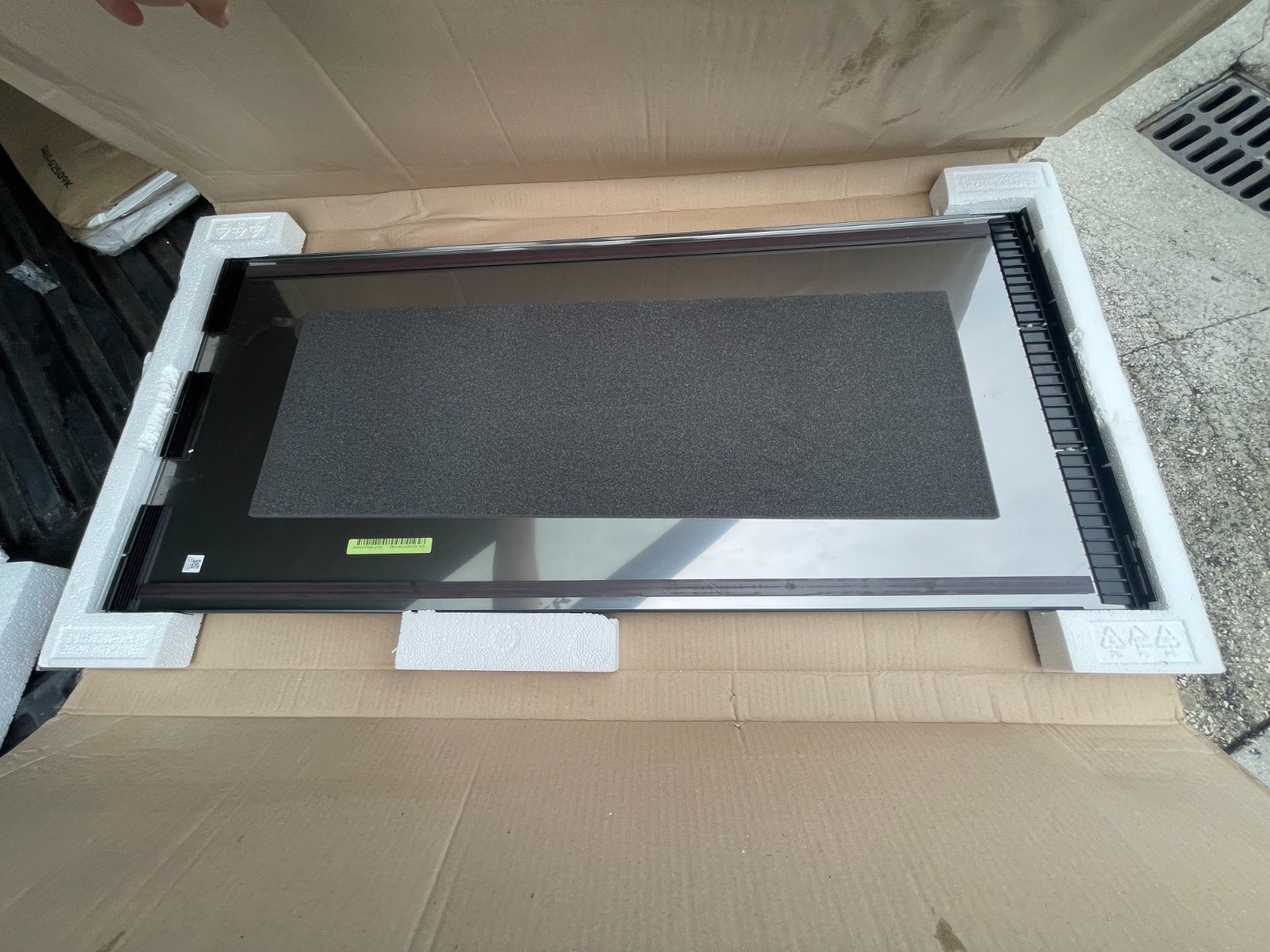Samsung Bespoke Refrigerator Upper Door Panel Navy Steel RA-F18DUUQN/AA NWOT gallery