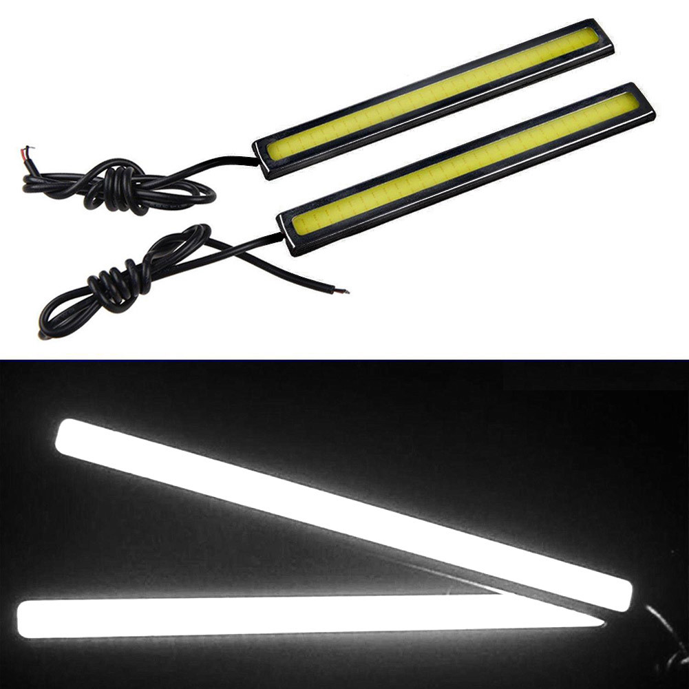 2pcs 17CM Universal COB LED Strip Car Daytime Running Fog Lamp DRL Driving Strip gallery