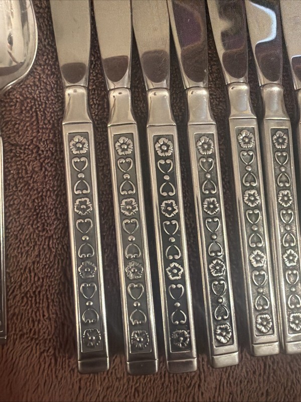 GORHAM HACIENDA MCM Stainless Flatware Set 34 Pieces Replacement Mixed Lot gallery