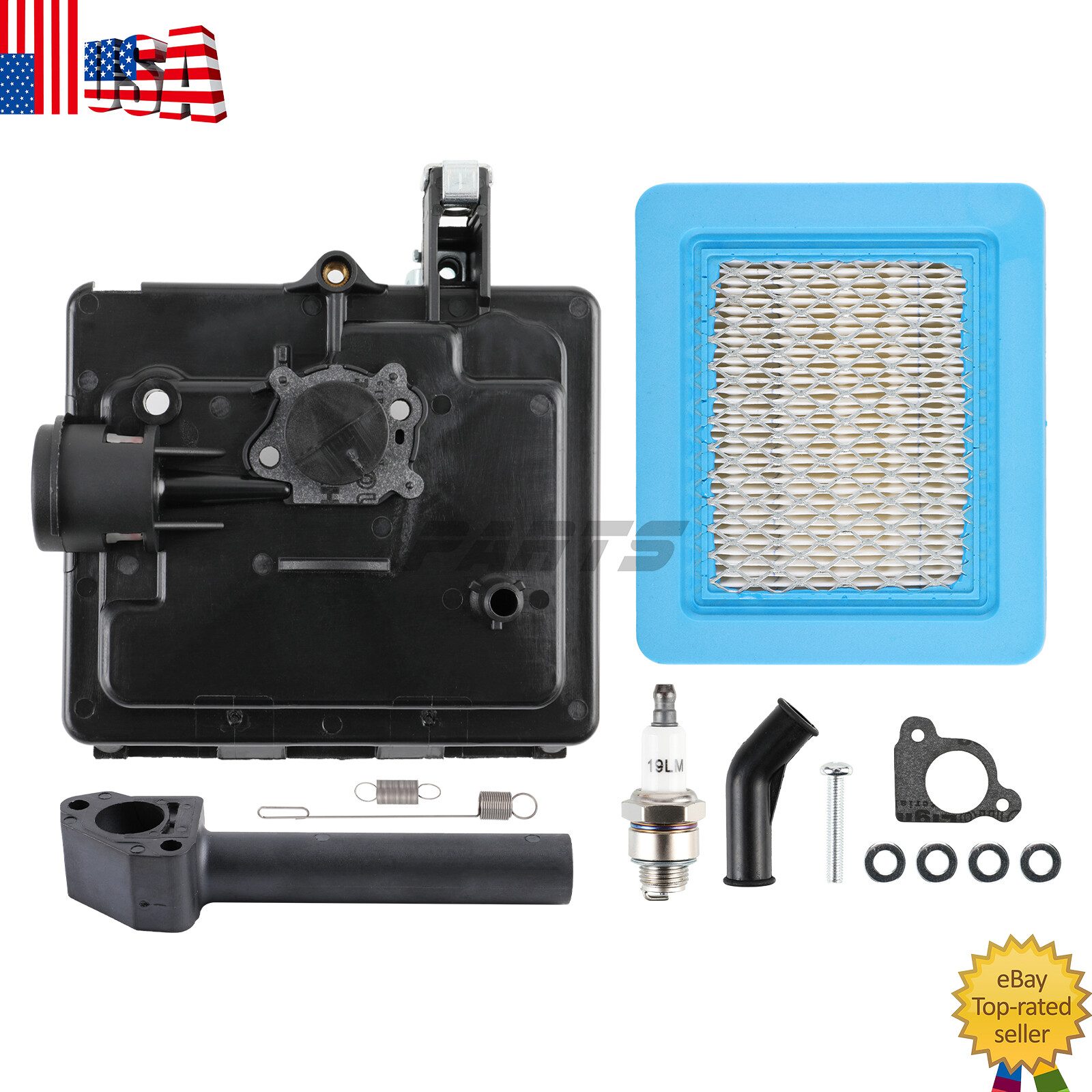 For B&S 795259 5HP 6.75HP Engine Air Cleaner Primer Base Air Filter Set gallery
