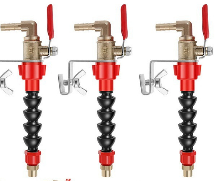 Copper Plastic Spray Nozzle Dust Remover Water Sprayer For Cutting Machine gallery