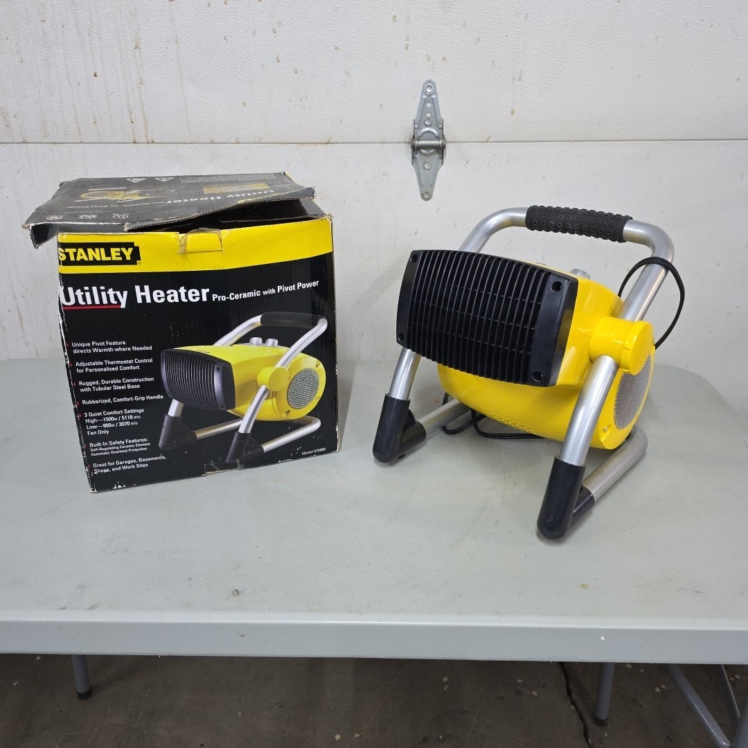 Stanley 675900 1500W Utility Ceramic Portable Heater Works gallery