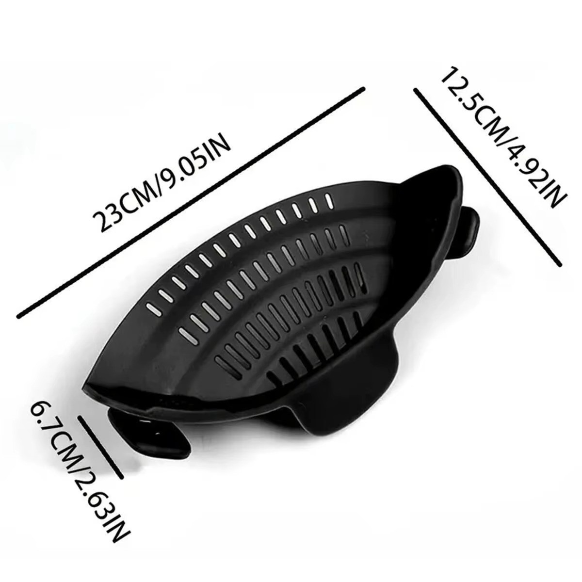 Adjustable Clip On Pot Strainer for Pans Bowls Kitchen Silicone Food Filter gallery