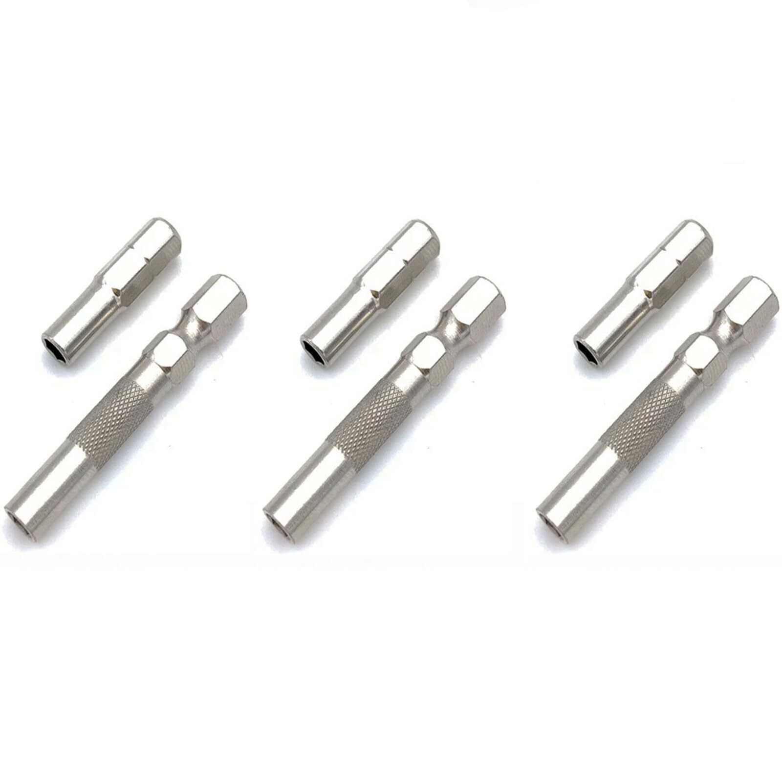 1/4 to 4mm Bit Adapter, Hex Screw Driver Bit Adapter Magnetic,6.35mm Outside gallery