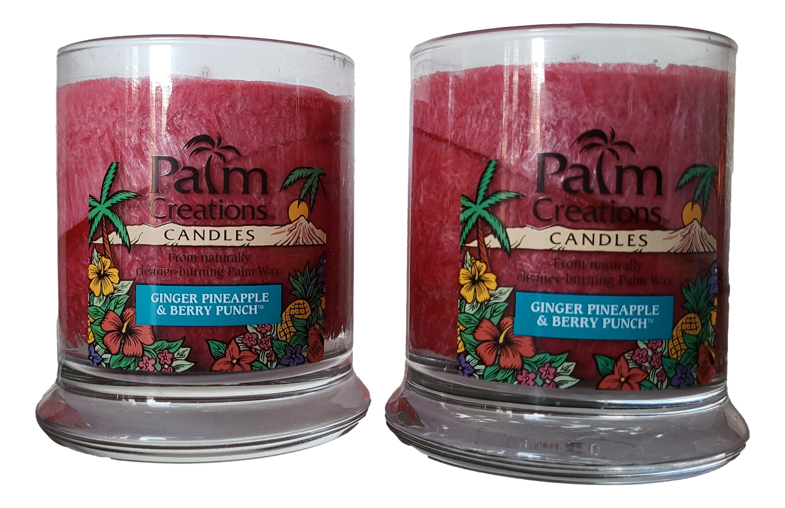 Scented Jar Candles 2-Pack 9oz Jars Ginger Pineapple & Berry Punch gallery