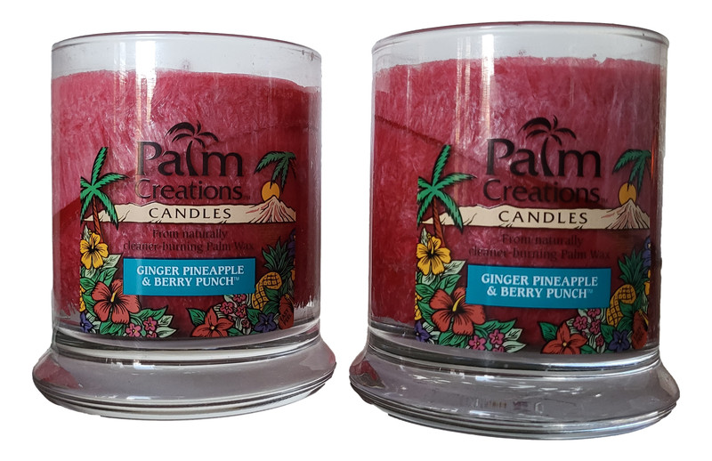 Scented Jar Candles 2-Pack 9oz Jars Ginger Pineapple & Berry Punch gallery