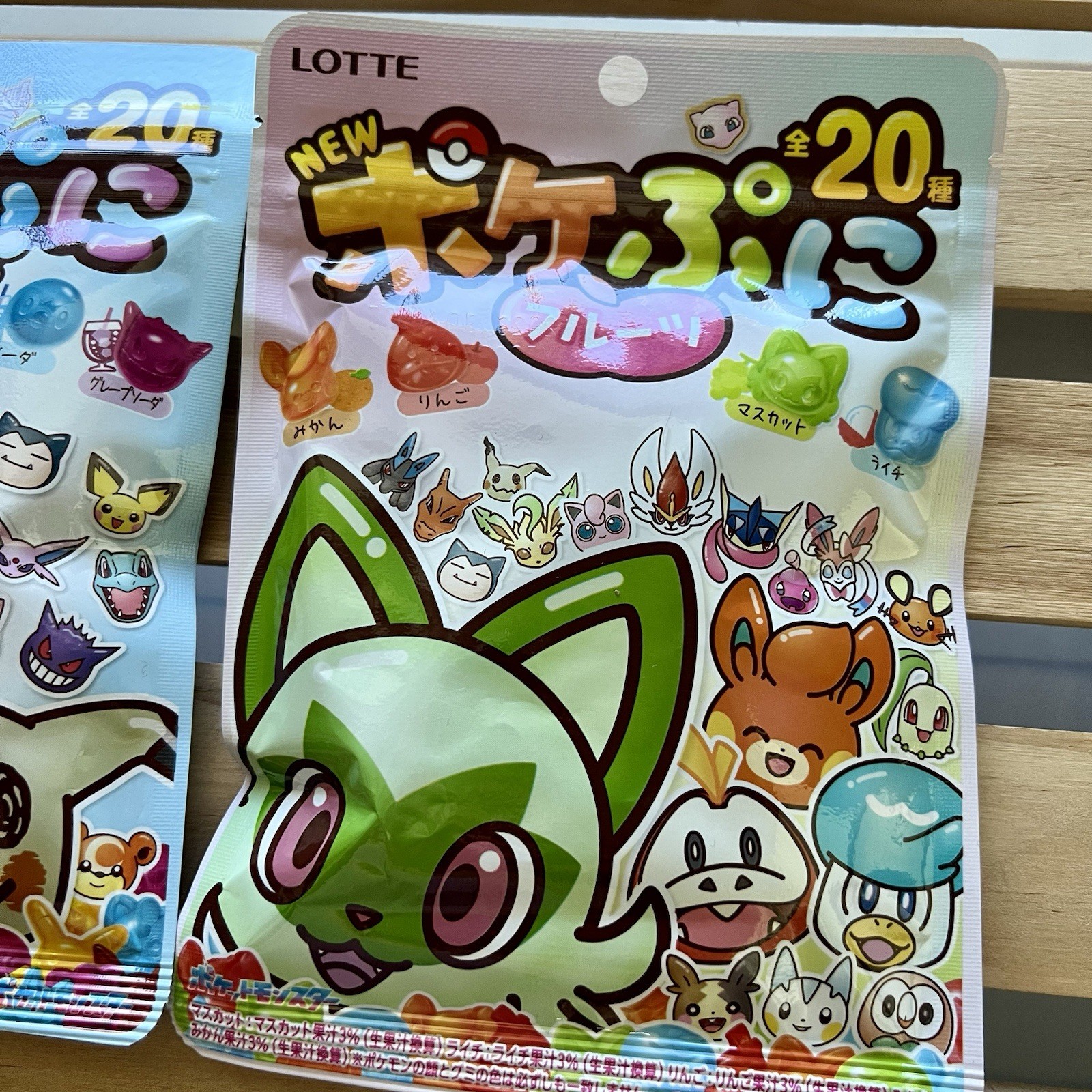 Two Japanese Pokemon Pikachu Gummy Juice Soda Candy LOTTE 8 Flavors Total 160g gallery