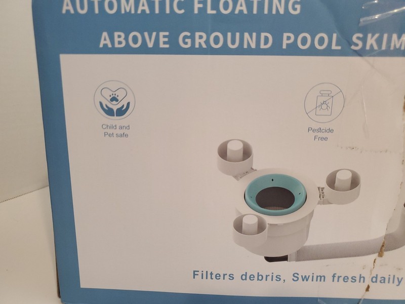 Tri-Float Pool Skimmer - Automatic Surface Cleaner for Above Ground Pools gallery