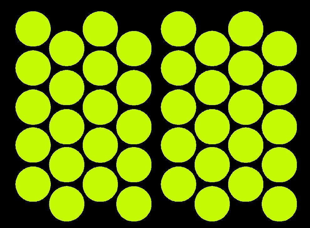 40 FLUORESCENT YELLOW Reflective Vinyl Dots Circles 3/4 inches diameter gallery