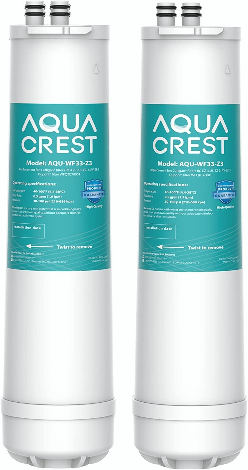 AQUA CREST Under Sink Water Filter, Replacement for Culligan RC-EZ-3, IC-EZ-3 gallery