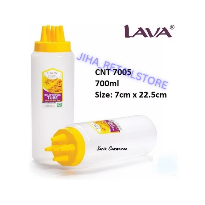 2x Five Tip Squeeze Bottle Roti jala Malaysian Crepes 700ml BPA FREE gallery
