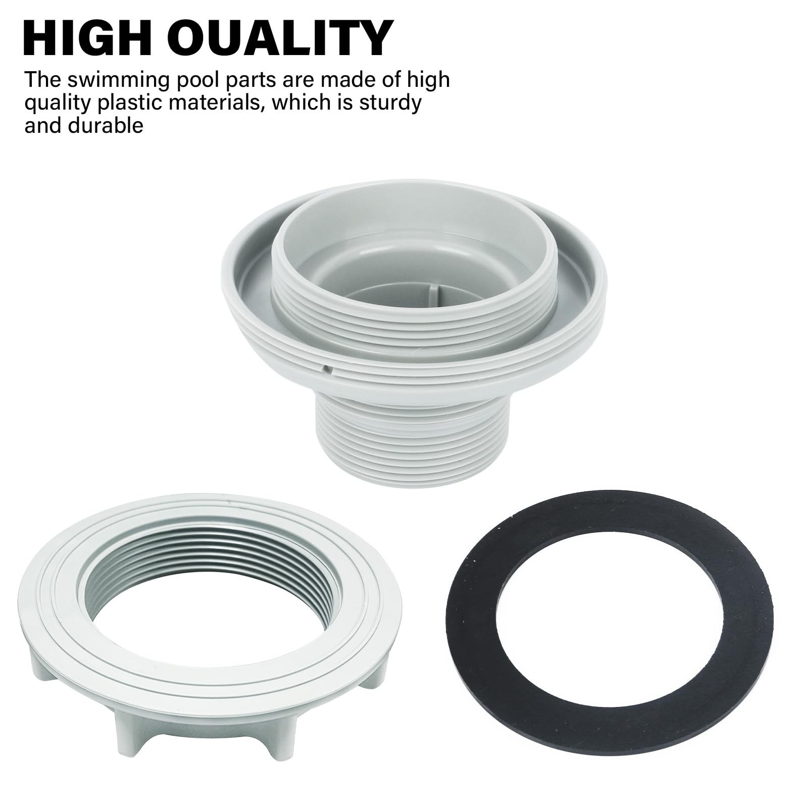 Pool Threaded Filter Connector Kit for Intex Above Ground Pools, Replacement ... gallery