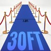 Royal Blue Carpet Runner Rug for Party 150gsm 1.3x30FT Thickness Red Rug Runn... gallery