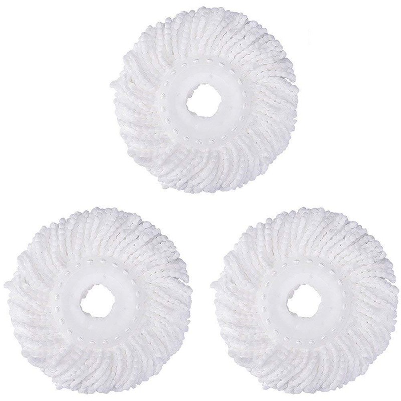 3x Replacement Microfiber Mop Head Easy Clean Wring Refill For O-Cedar Spin Mop gallery