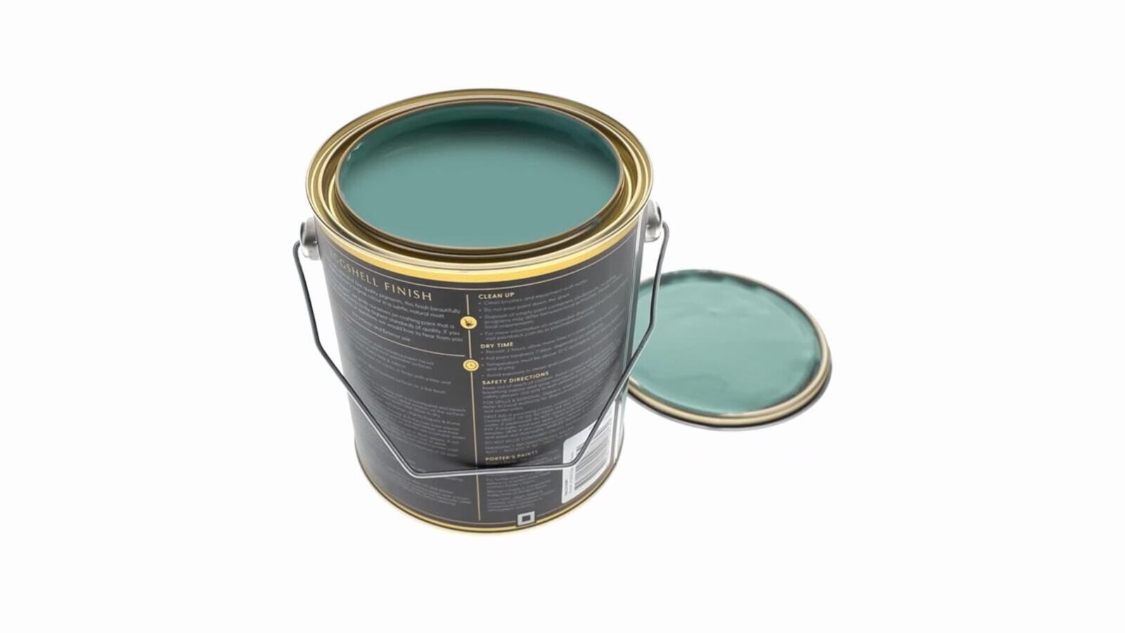Porter's 2L Hailstorm Eggshell Finish Broadwall Washable Paint gallery