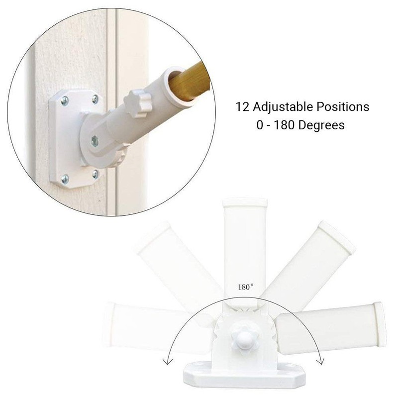 Adjustable Aluminum Flag Bracket gallery